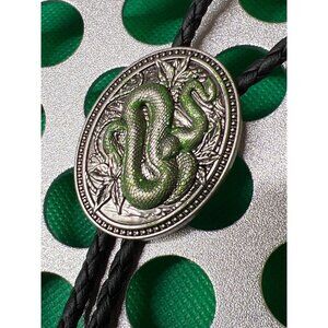 Bolo Tie Men Snake Rodeo Cowboy Leather Bolo Western Father's Day Birthday Gift